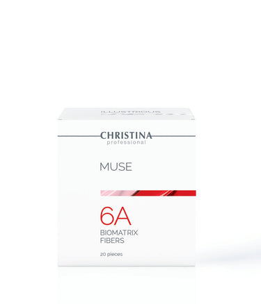 Christina Muse 6A Biomatix fibers hair treatment, red and white box, 20 pieces