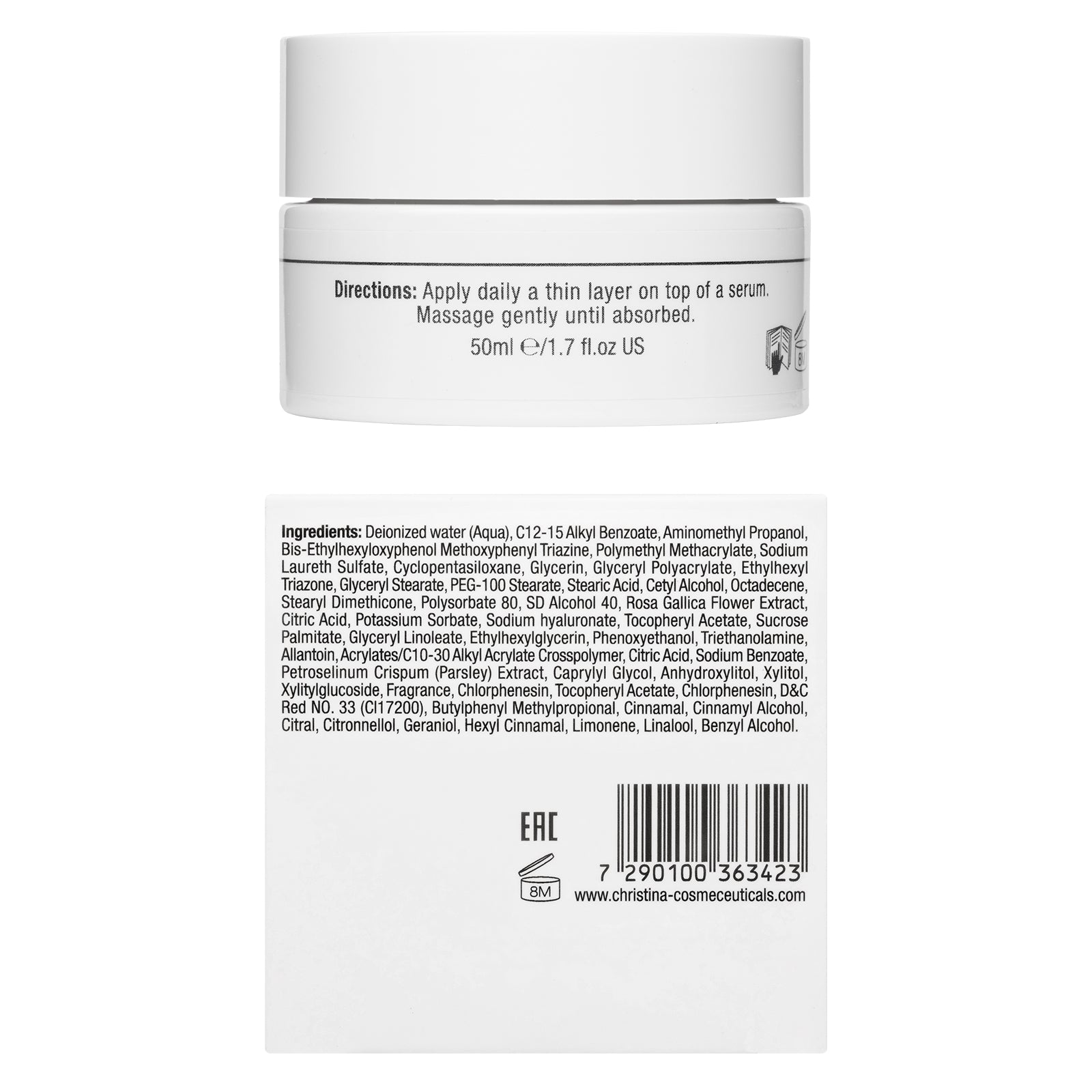 日焼け止め CHRISTINA ILLUSTROUS DAY CREAM Christina Illustrious Absolute Bright - Buy Skincare