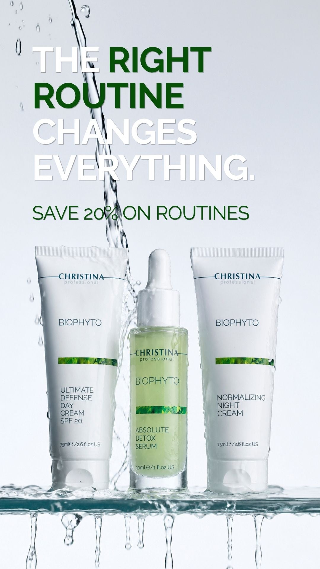 Neck, Lip & Eye Care by Christina – eye cream with retinol & SPF